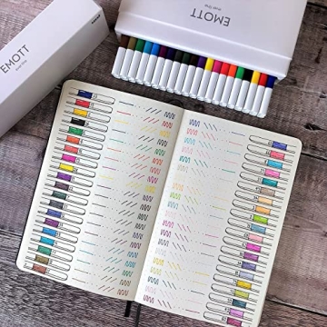 Emott Fineliner Pen Set 40 Colors for Art and Writing