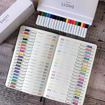 Emott Fineliner Pen Set 40 Colors for Art and Writing