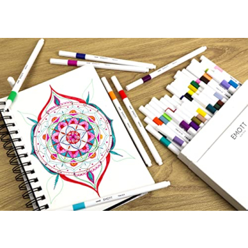 Emott Fineliner Pen Set 40 Colors for Art and Writing