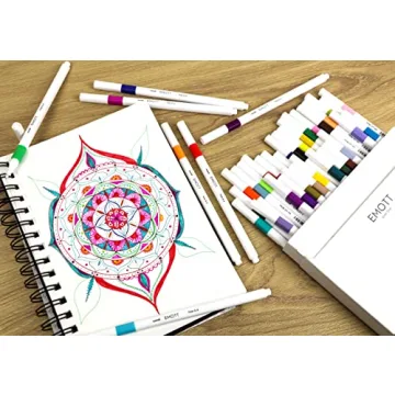 Emott Fineliner Pen Set 40 Colors for Art and Writing