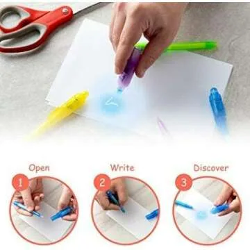 Invisible Disappearing Ink Pen Set for Kids Fun