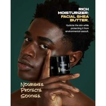 Buttah Skin Facial Shea Butter 2oz - Organic Whipped Virgin Raw Moisturizer for All Skin Tones - Hydrating & Natural