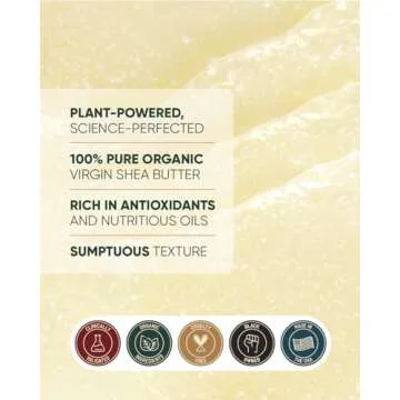 Buttah Skin Facial Shea Butter 2oz - Organic Whipped Virgin Raw Moisturizer for All Skin Tones - Hydrating & Natural