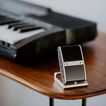 Tula Mics USB C Microphone - Mobile Recording Microphone for Podcasts, Zoom, Home Studio & More - Portable, Noise Reducing External Microphone with Flip Stand - iOS/Android, Mac & PC Mic