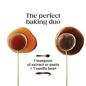 Vanilla Bean Paste and Pure Vanilla Extract for Baking (Combo Pack) - Heilala Vanilla Beans are Hand-Picked and Ethically Sourced from Polynesia, Gourmet Bourbon Variety, Loved by Bakers Worldwide