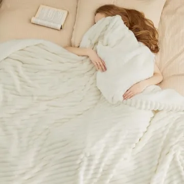 Bedsure Sherpa Blanket King Size Cozy Plush Fleece