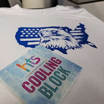 Original HTV Cooling Block is a Must-Have Crafting Tool Because it Lets You Cool Your Vinyl at Super-Fast. Precision Craft Vinyl Tools, Cooling Heat Transfer Vinyl. Fast Cooling Vinyl