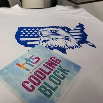 Original HTV Cooling Block is a Must-Have Crafting Tool Because it Lets You Cool Your Vinyl at Super-Fast. Precision Craft Vinyl Tools, Cooling Heat Transfer Vinyl. Fast Cooling Vinyl