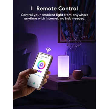 Smart Table Lamp - Voice and App Controlled Lighting