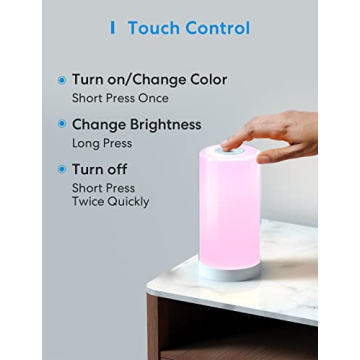 Smart Table Lamp - Voice and App Controlled Lighting