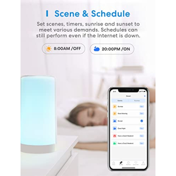 Smart Table Lamp - Voice and App Controlled Lighting