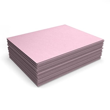 Elegant LUXPaper 8.5" x 11" Rose Quartz Cardstock