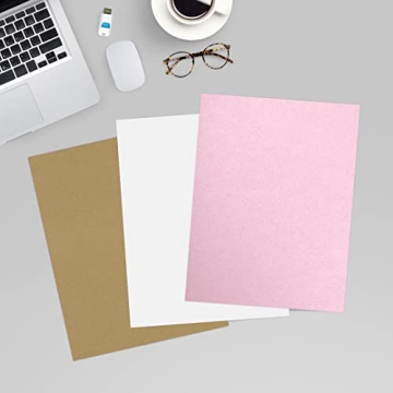 Elegant LUXPaper 8.5" x 11" Rose Quartz Cardstock