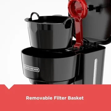 BLACK+DECKER 12-Cup Coffee Maker with Vortex Technology