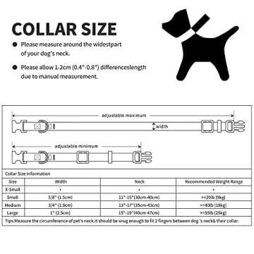 Mile High Life Dog Collars | Soft Cotton Dog Collars w Heavy Metal Buckle | Classic Puppy Collar w Premium Genuine Leather Tips | Pet Collars for Large Dogs (Khaki)