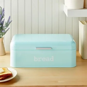 Juvale Mint Green Bread Box Classic Kitchen Storage