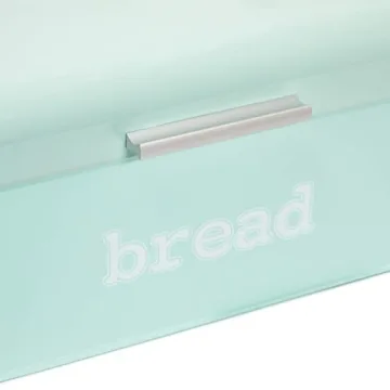 Juvale Mint Green Bread Box Classic Kitchen Storage