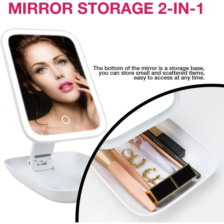 Chooone LED Makeup Mirror - 3 Color Modes & Dimmable