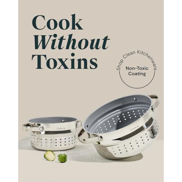 Caraway Steamer - Non Toxic Stainless Steel Kitchen Essential