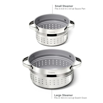 Caraway Steamer - Non Toxic Stainless Steel Kitchen Essential