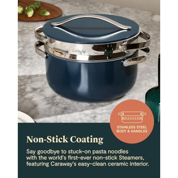 Caraway Steamer - Non Toxic Stainless Steel Kitchen Essential