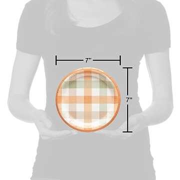 36-Count Dessert Plates for Thanksgiving Celebrations