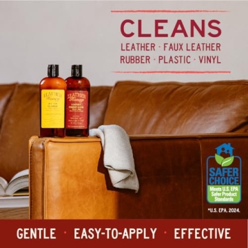 Leather Honey Leather Cleaner: Deep Clean Non-Toxic Leather Care Made in the USA