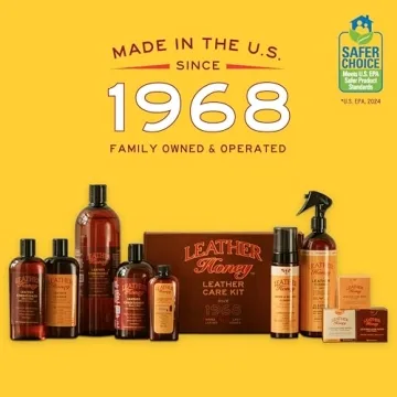 Leather Honey Leather Cleaner: Deep Clean Non-Toxic Leather Care Made in the USA
