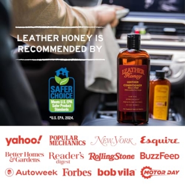 Leather Honey Leather Cleaner: Deep Clean Non-Toxic Leather Care Made in the USA