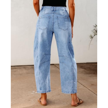 GRAPENT Barrel Jeans: Stylish Women's Pants for All Occasions