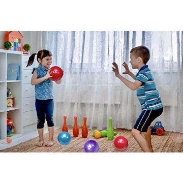 Bedwina Knobby Balls 7 Inch Pack of 6 for Toddlers