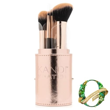 Kandi Koated Rose Gold Makeup Brushes Set