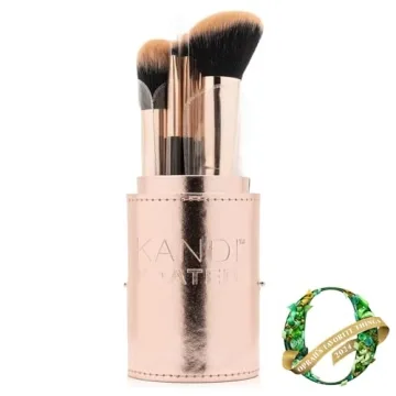 Kandi Koated Rose Gold Makeup Brushes Set