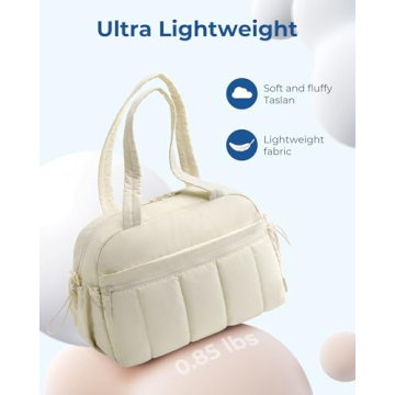 Stylish BAGSMART Gym Bag with Wet Pocket for Women