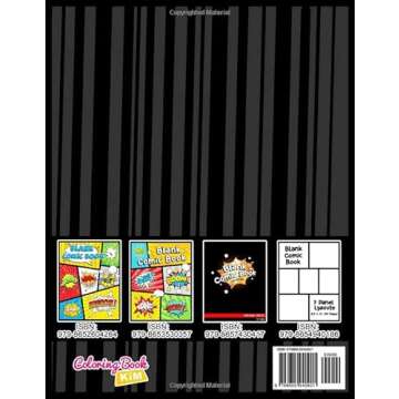 Blank Comic Book: Notebook with Blank Comic Templates To Create Your Own Comics, Variety Templates F...