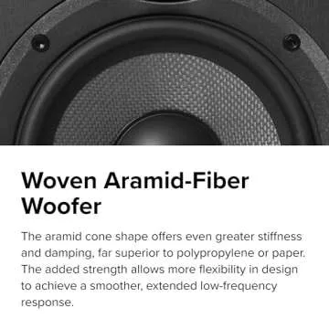 ELAC Debut 2.0 B5.2 Bookshelf Speakers, Black (Pair) - 1” Cloth Dome Tweeter & 5.25” Aramid Fiber Woofer - 2-Way Bass Reflex - Up to 35,000 Hz Response