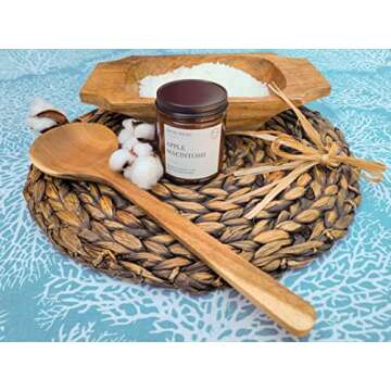 Apple Macintosh | Arctic Wicks Handmade Scented Coconut Beeswax Candles | Natural Coconut Beeswax 9oz Amber Jar | Farmhouse Candles High-Quality Wax Non-Toxic Clean Burn 100% USDA Certified Biobased