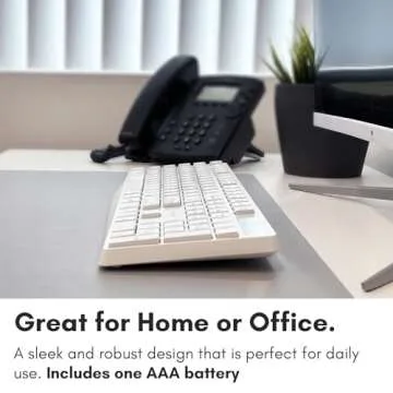 Macally Wireless Ergonomic Keyboard with Numeric Keypad