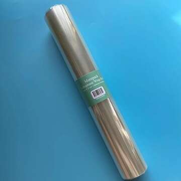 Morepack 100 ft Easter Cellophane Wrap Roll - Clear & Sturdy
