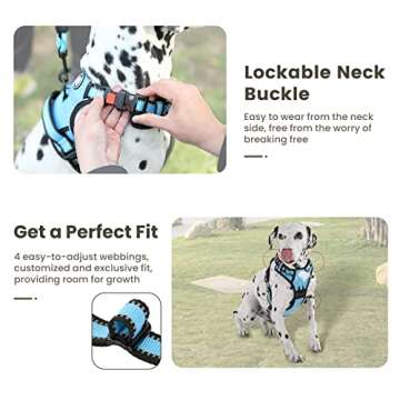 FURRYFECTION No Pull Dog Harness for All Sizes