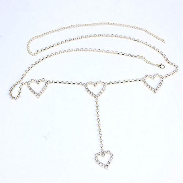 Rhinestone Body Chain Belt for Summer Festivals