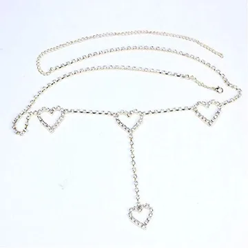 Rhinestone Body Chain Belt for Summer Festivals