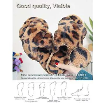 LZLER Women Fuzzy Fluffy Furry Slippers Fur Flip Flop Open Toe Slippers Cross Band Shoes Slides for Ladies House Home Indoor Outdoor(Brown,7)