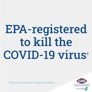 Clorox Healthcare Bleach Germicidal Wipes, 150 Count, Pack of 6 (Package May Vary)