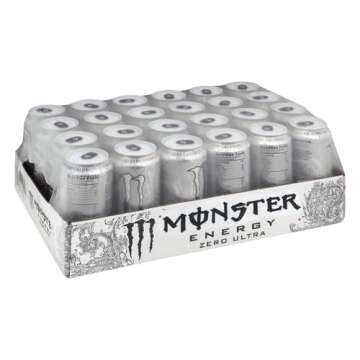 Monster Energy Zero Ultra - Sugar Free Citrus Energy Drink, 16 Ounce, Pack of 24