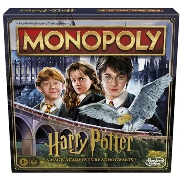 Monopoly Harry Potter Edition Board Game | A Magical Adventure at Hogwarts | Ages 8 and Up | 2 to 6 ...