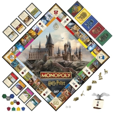 Magical Harry Potter Monopoly Edition Board Game for All Ages
