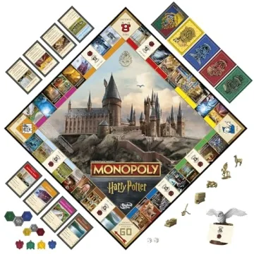 Magical Harry Potter Monopoly Edition Board Game for All Ages