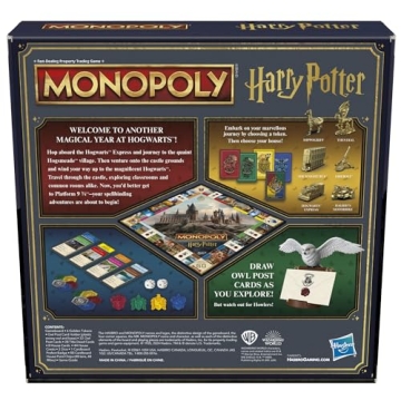 Magical Harry Potter Monopoly Edition Board Game for All Ages