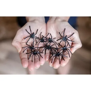 Happy Hippo Halloween Spider Web Decoration - Spooky & Realistic